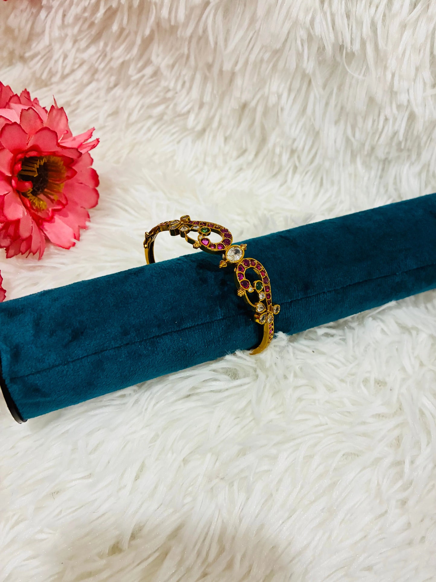 Micro Gold Plated Openable Kada Bangle-Single Made4Madams