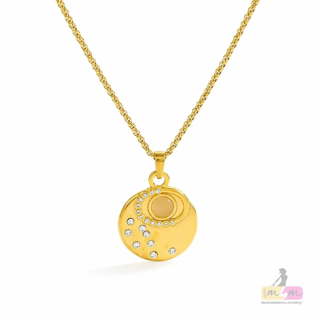 Round Eye Style O Chain 18K Gold Plated Made4Madams