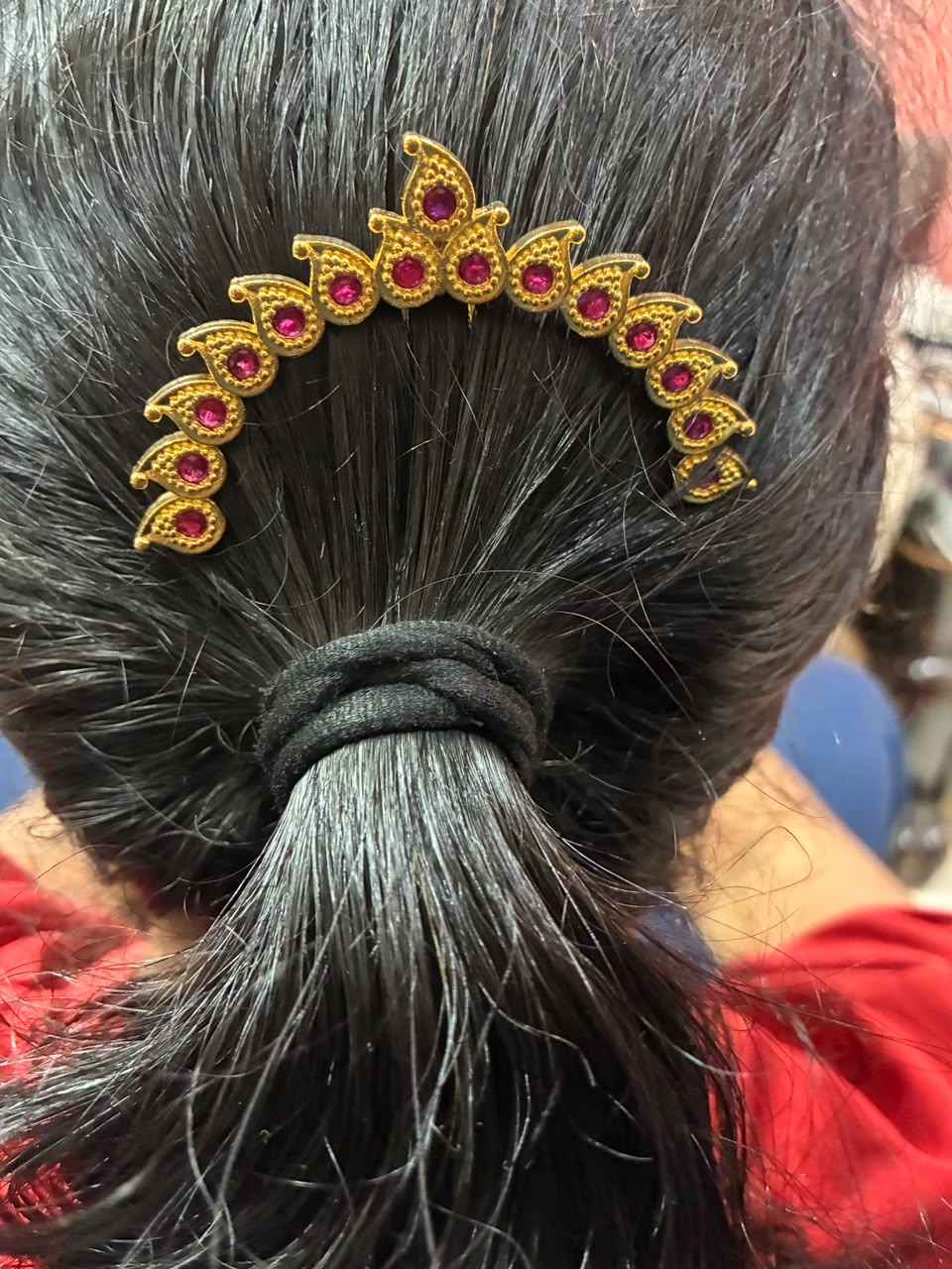 Traditional Telangana Vintage Hair Accessory Siga Puvvu / Jada Puvvu