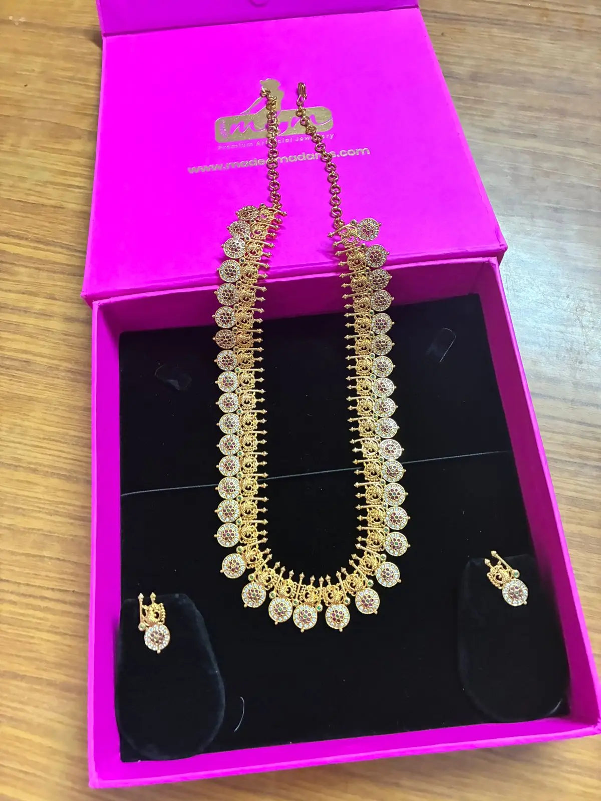 Micro Gold Plated Long Kasula Haram Made4Madams