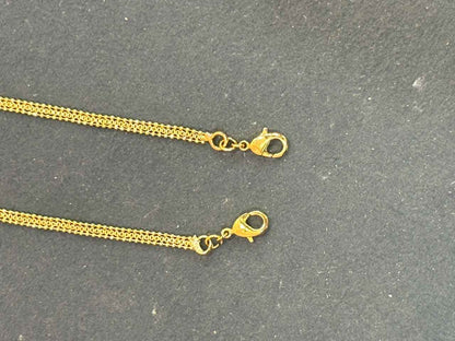 Back Chain adjustable length, and secure lobster claw clasps