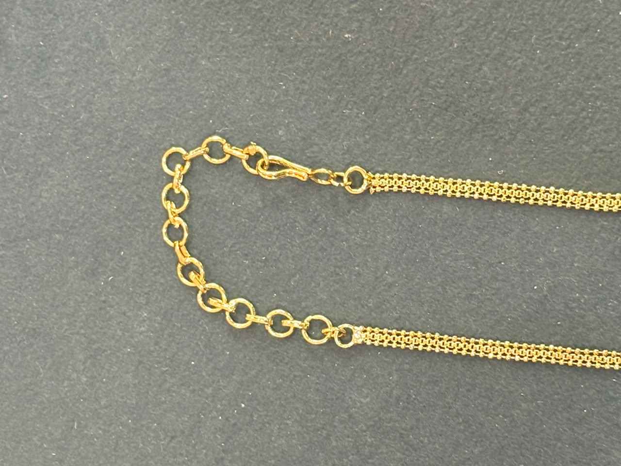 Back Chain adjustable length, and secure lobster claw clasps