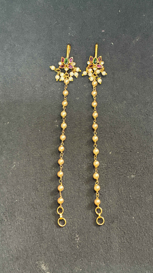Handmade Matilu with Lotus Flower Style & Swarovski pearls