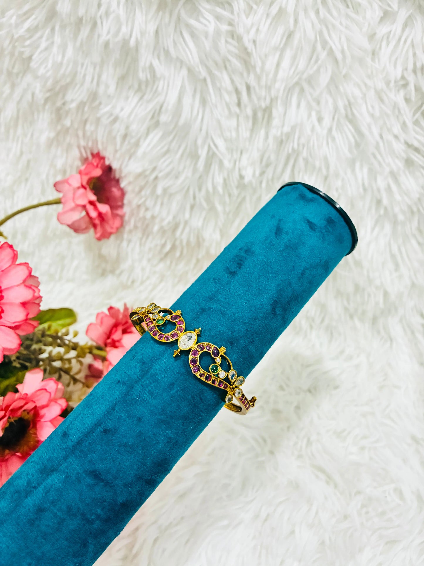 Micro Gold Plated Openable Kada Bangle-Single Made4Madams