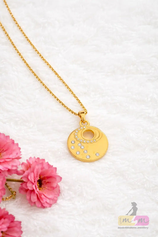 Round Eye Style O Chain 18K Gold Plated Made4Madams