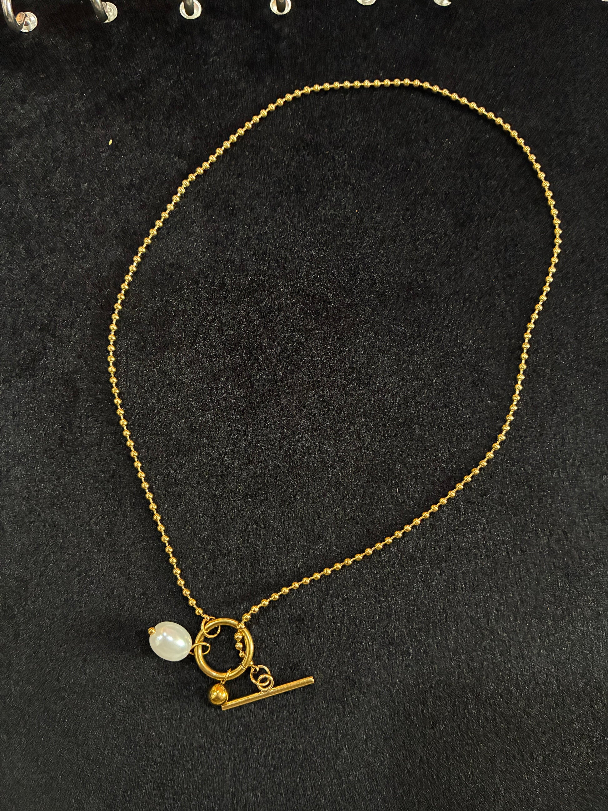 18K Gold Plated 304 Stainless Steel OT Clasp Toggle Clasp Closure Necklace Made4Madams