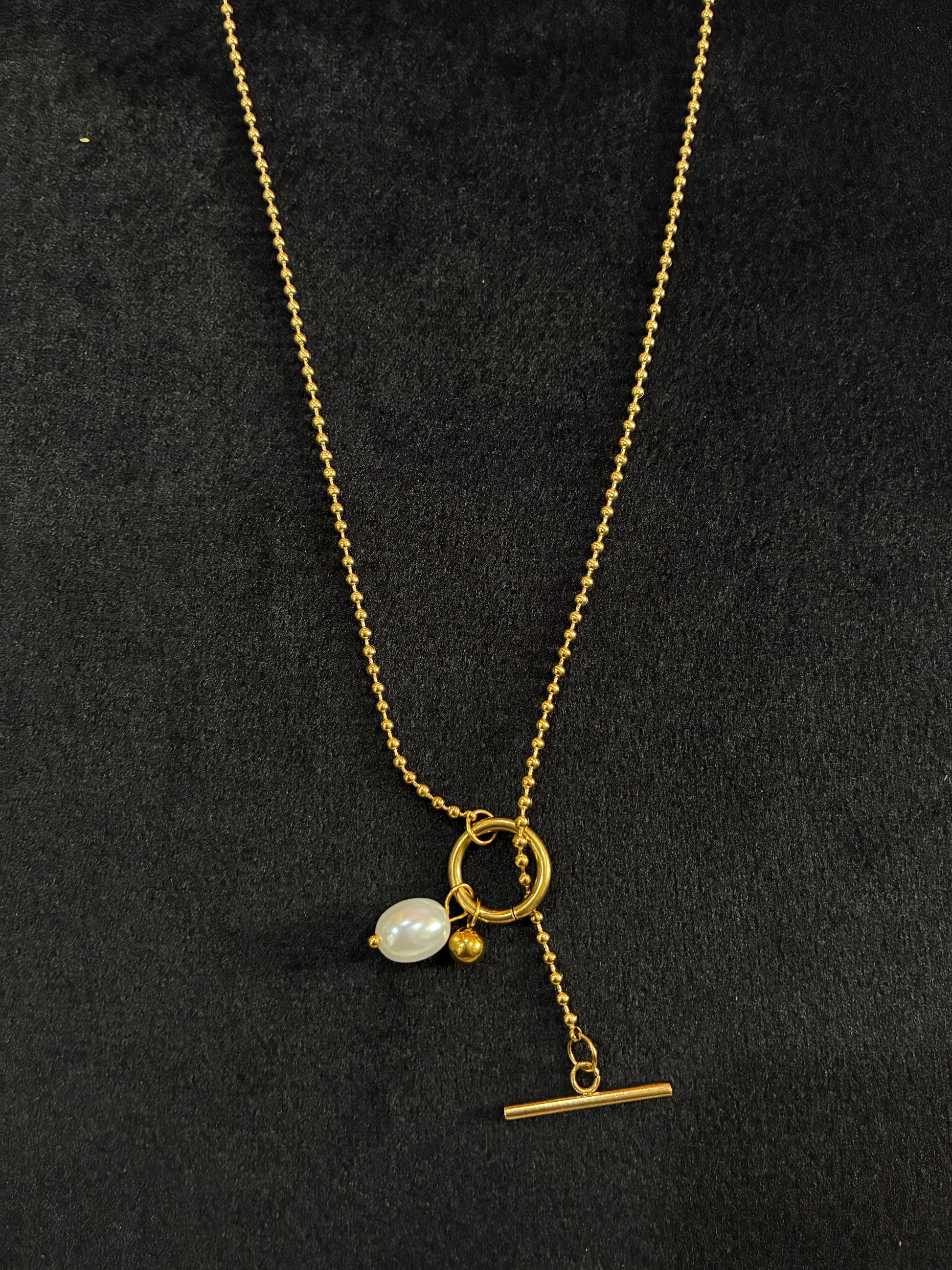 18K Gold Plated 304 Stainless Steel OT Clasp Toggle Clasp Closure Necklace Made4Madams