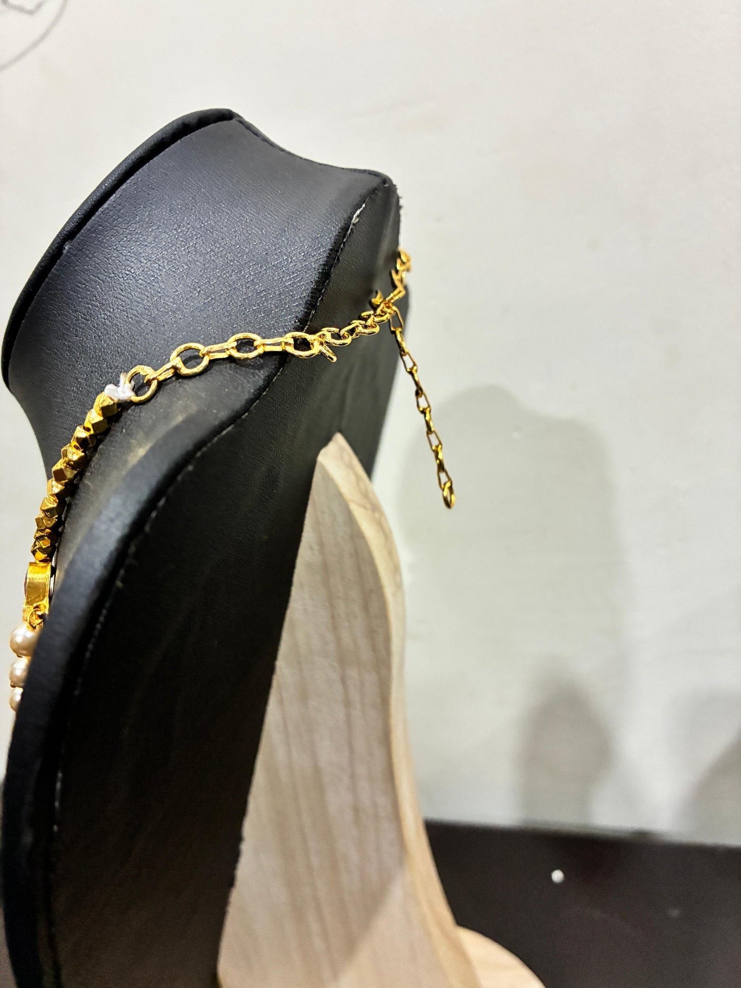 Drop Shaped Telangana Traditional Gundla Haram - Handmade and Micro Gold Plated