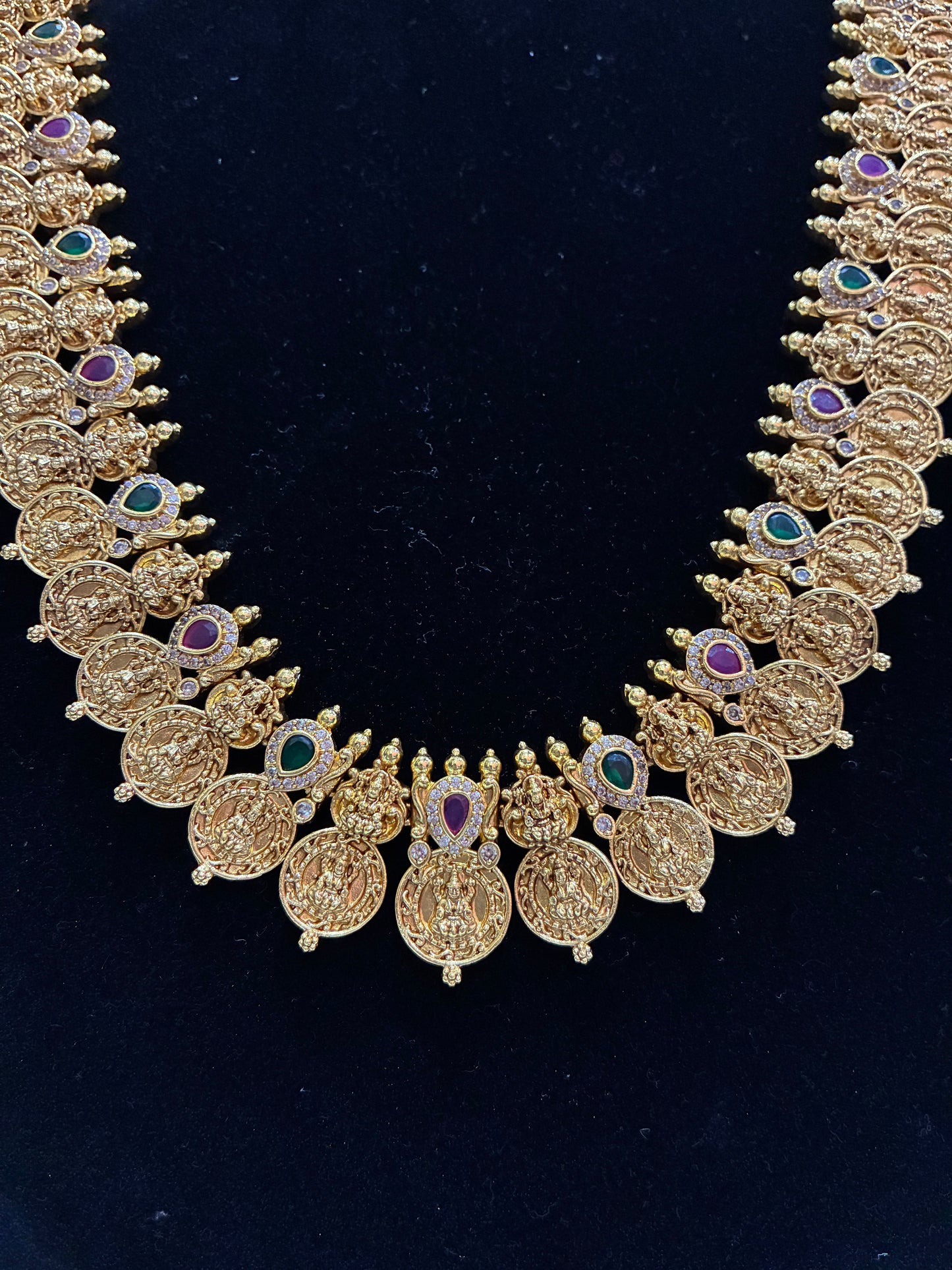 Beauty of Micro Gold Plated Long Kasula Haram Made4madams