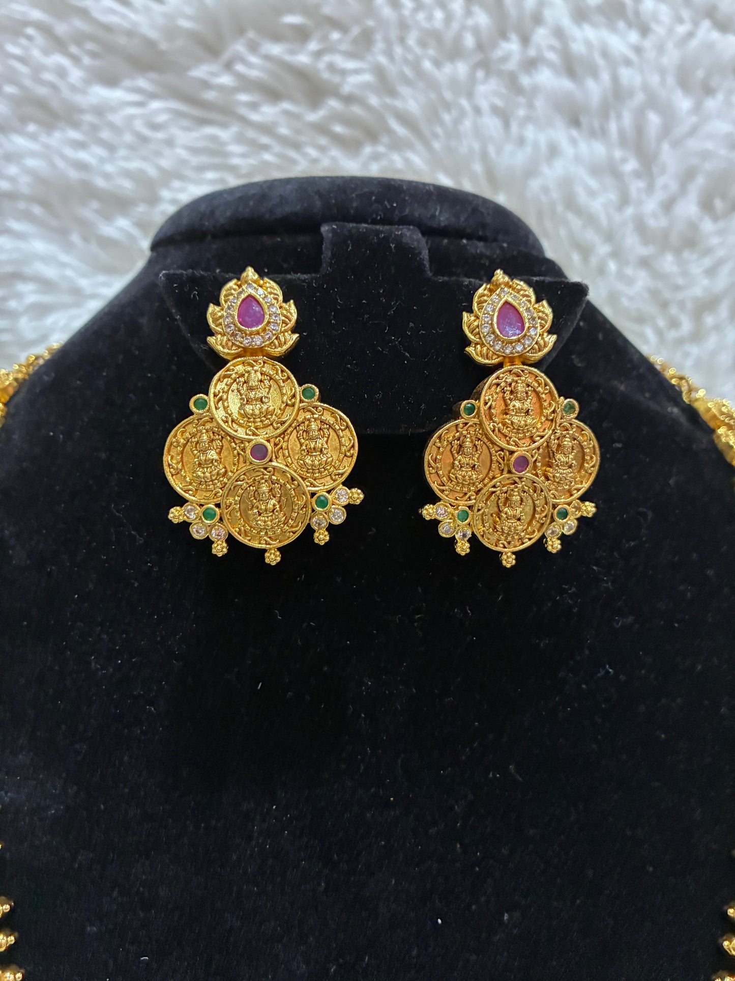 Beauty of Micro Gold Plated Long Kasula Haram Made4madams