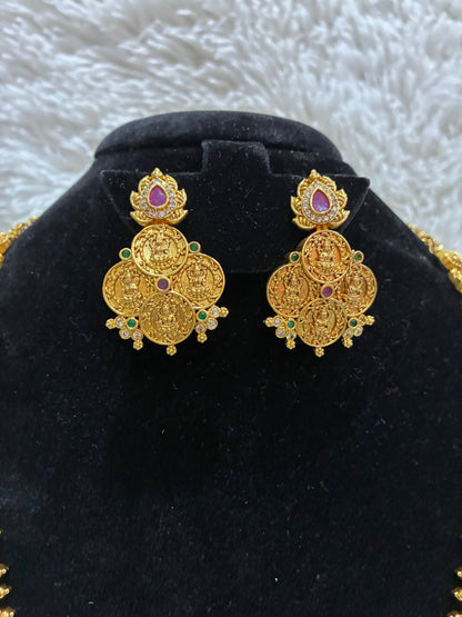Beauty of Micro Gold Plated Long Kasula Haram Made4madams