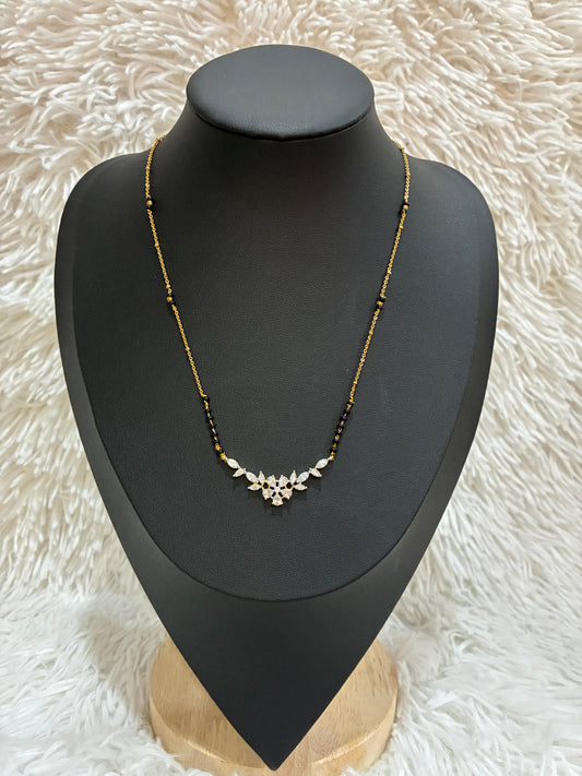 High Quality Micro gold plated with modern locket black bead chain Made4Madams