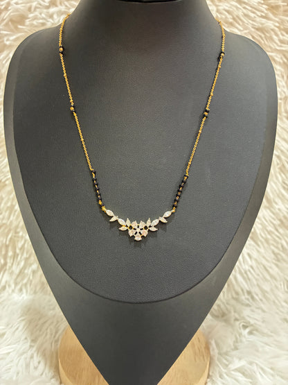 High Quality Micro gold plated with modern locket black bead chain Made4Madams