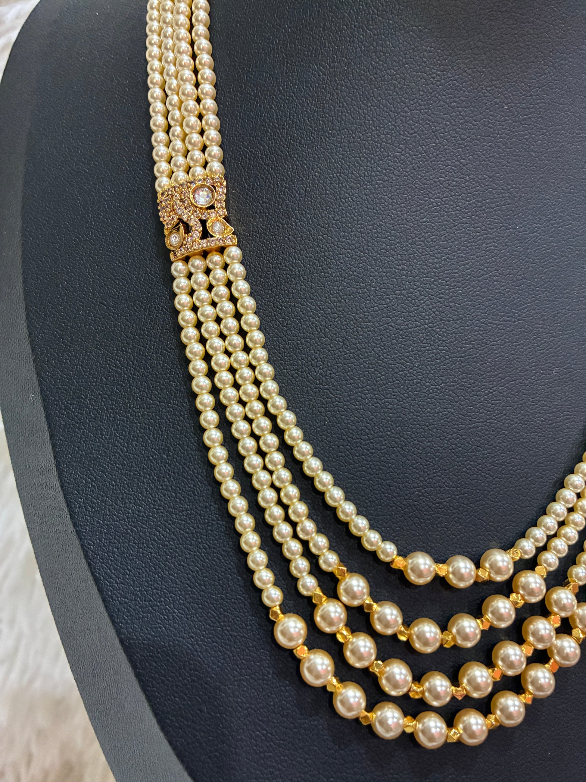 Classic 4-Strand original Swaroski Pearl Haram Made4Madams