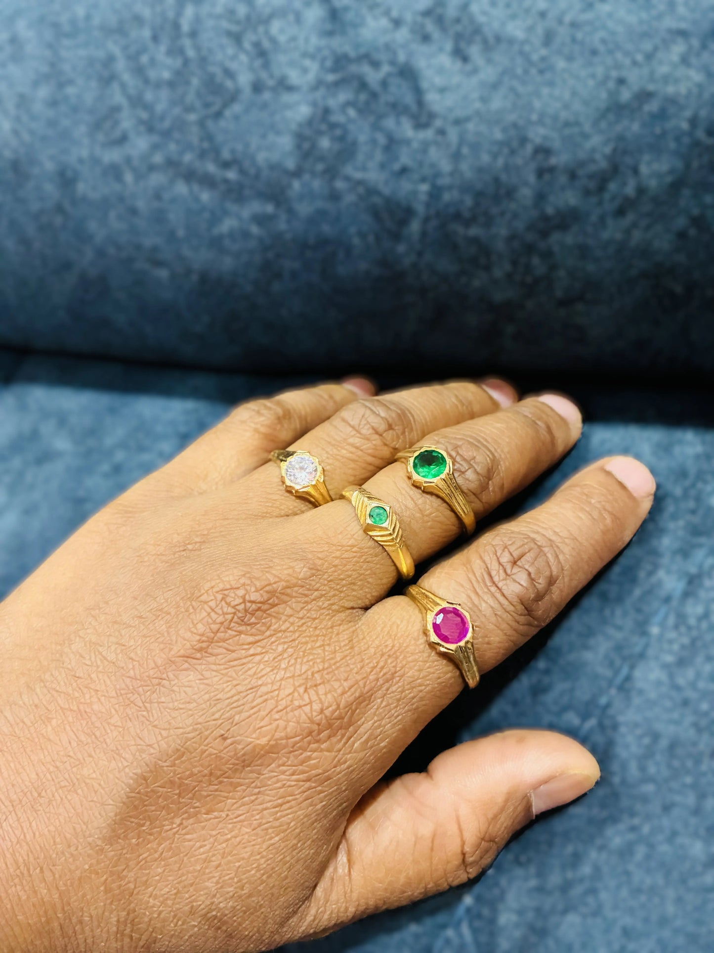 Pure Panchaloha Stone Ring Made4Madams