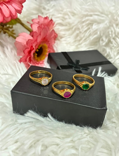 Pure Panchaloha Stone Ring Made4Madams