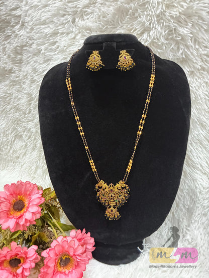 Temple Style Managsultra Set with Earrings Made4Madams