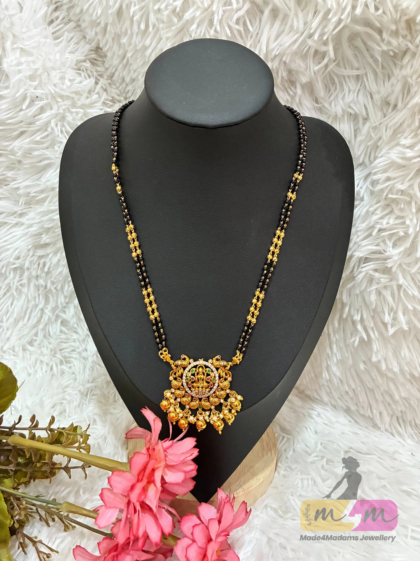 Traditional God Motif two-Strands Mangalsutra Made4Madams