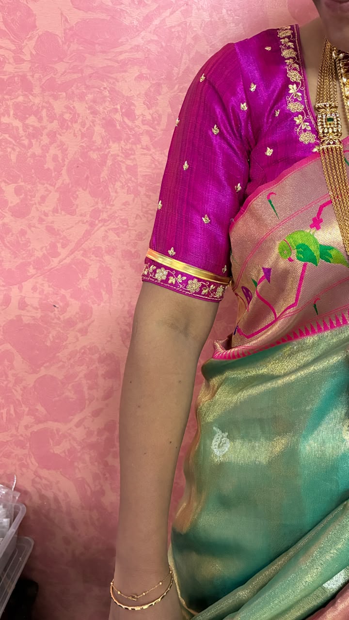 Traditional Telangana Hand Patti (Dhande Patti) - Micro Gold Plated | PRE ORDERS Only