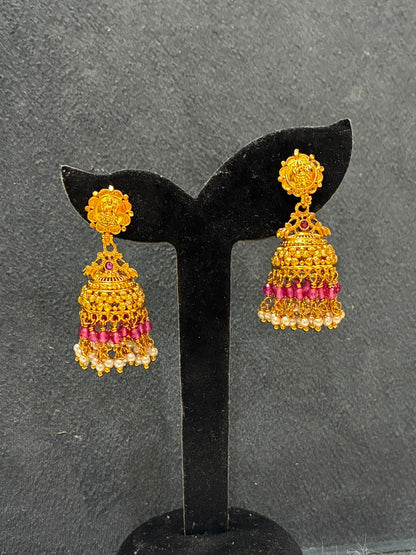 Traditional Antique gold-plated Earrings