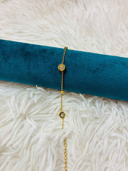Lady Raiment stainless 18K gold-plated bracelet