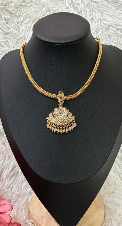 Traditional Micro Gold Plated Nanu with beaitiful floral design