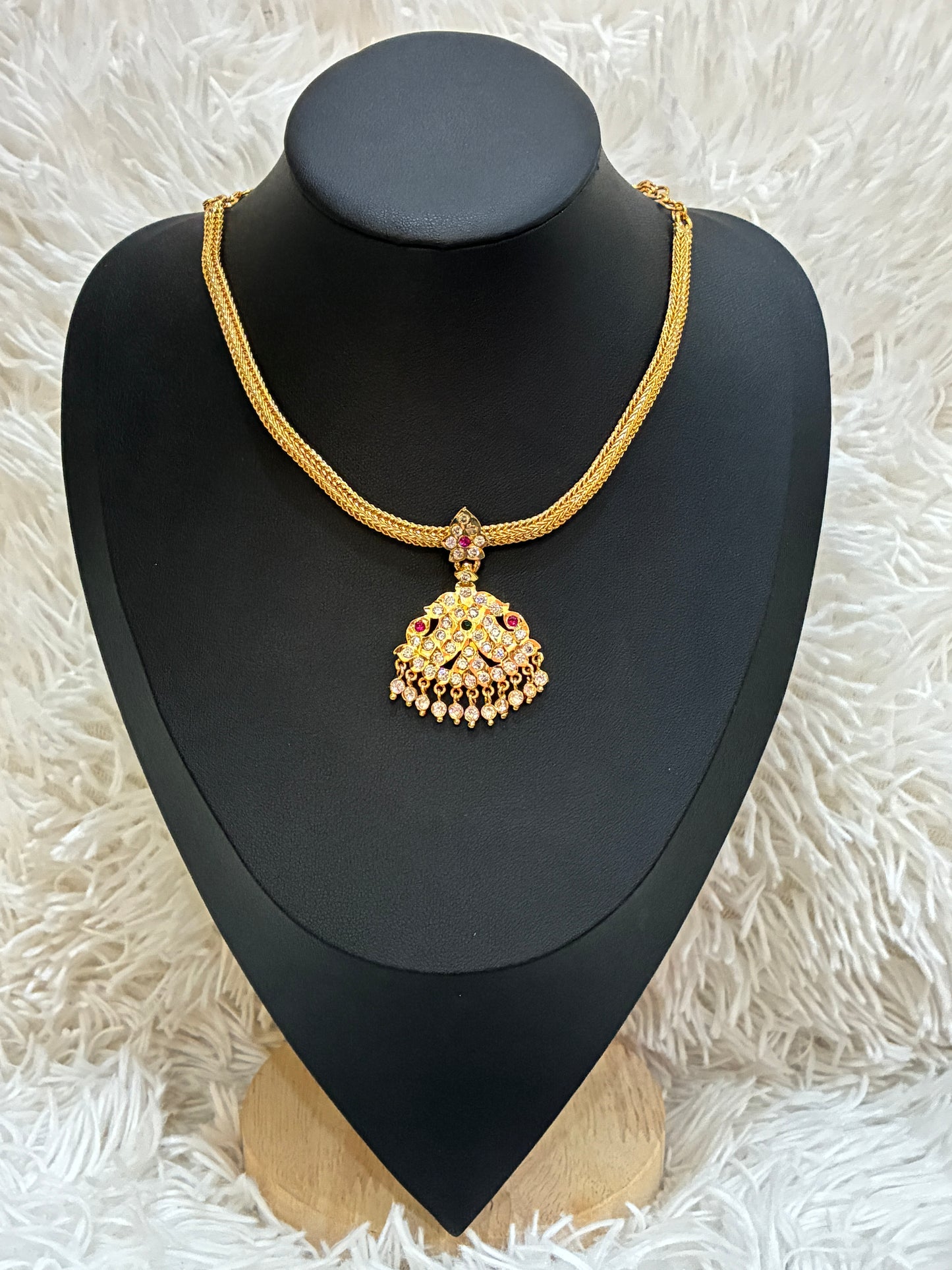 Traditional Micro Gold Plated Nanu with beaitiful floral design