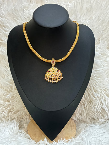 Traditional Micro Gold Plated Nanu with beaitiful floral design