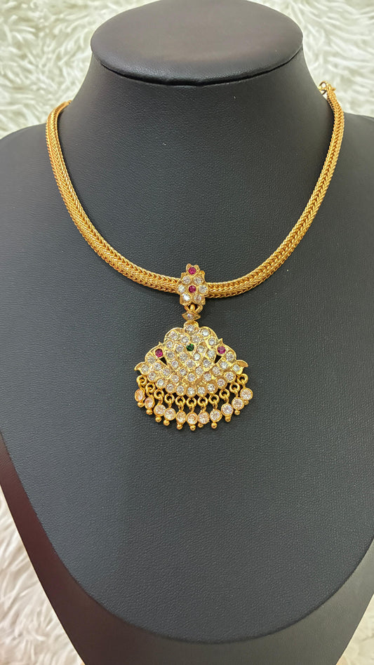 Traditional Micro Gold Plated Nanu with beaitiful floral design