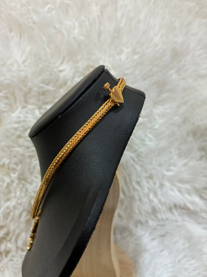 Traditional Micro Gold Plated Nanu with Floral design