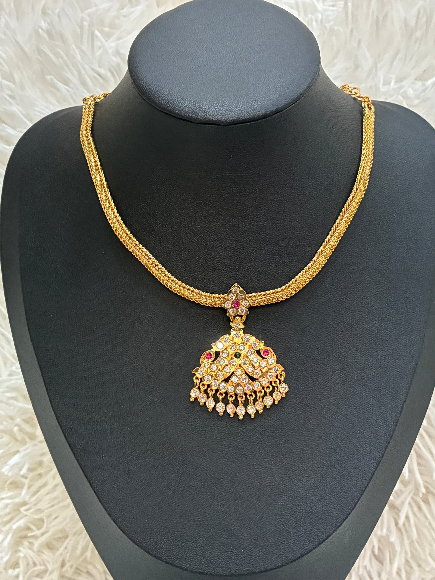 Traditional Micro Gold Plated Nanu with beaitiful floral design