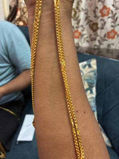 Double Line Polished Panchaloham Thali Chain