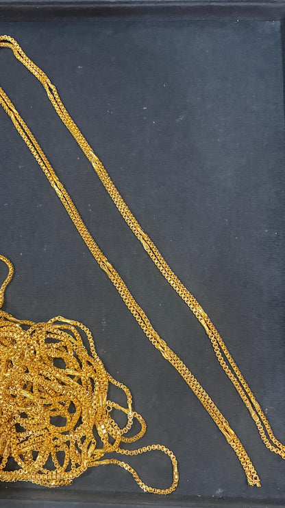Double Line Polished Panchaloham Thali Chain