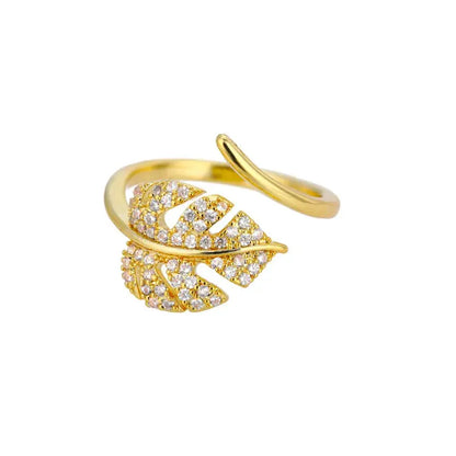 Gold Plated Elegant Waterproof, Anti-Tarnish Plating Open Ring Made4Madams