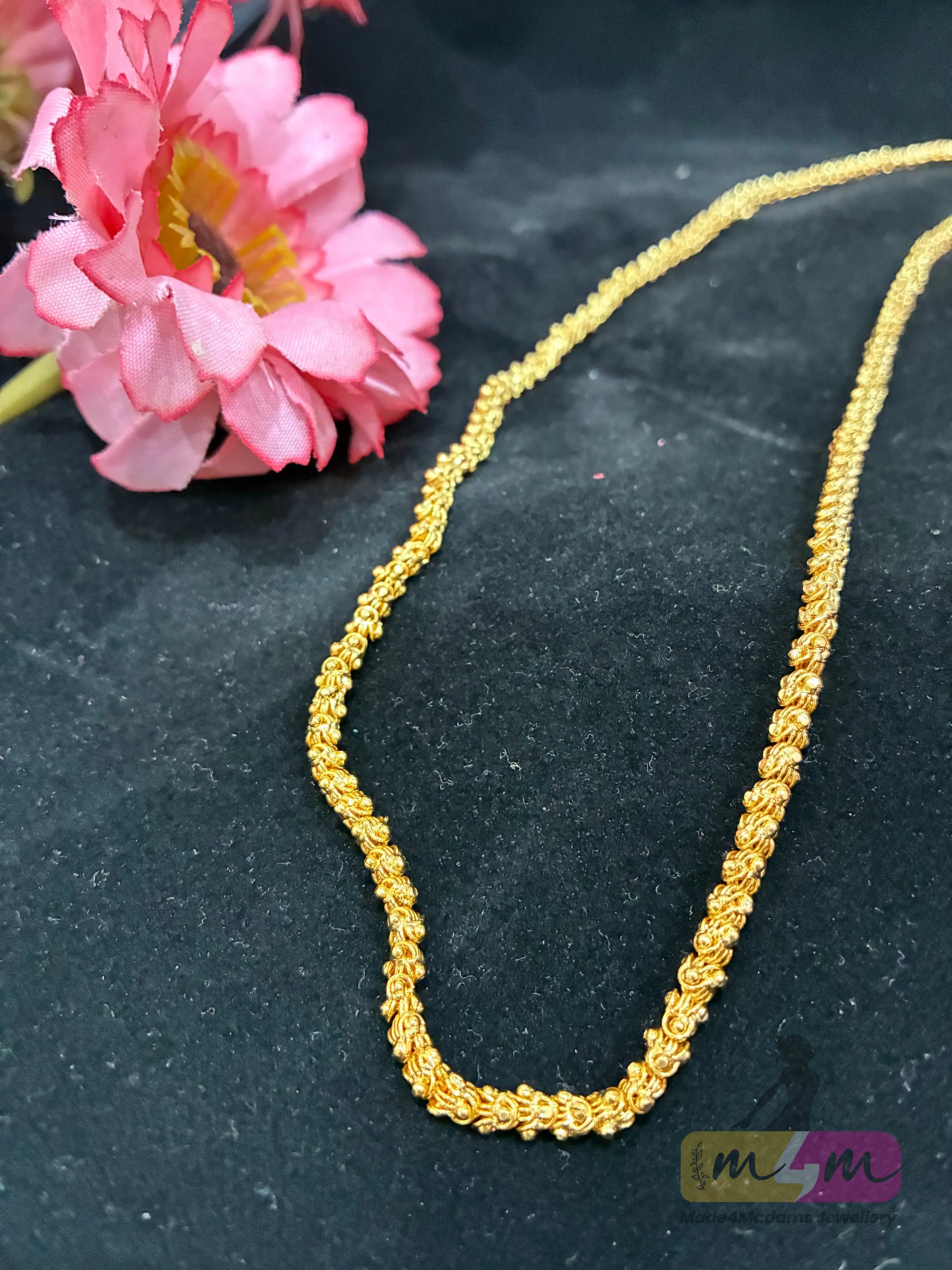 Elegant Micro Gold Plated Long Thali Chain Made4Madams