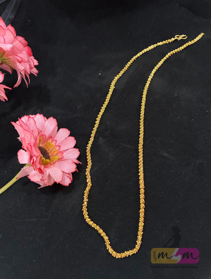 Elegant Micro Gold Plated Long Thali Chain Made4Madams