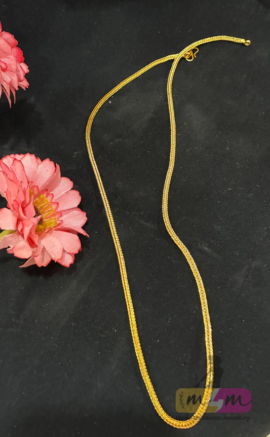 Modern Micro Gold Plated Long Thali Chain Made4Madams