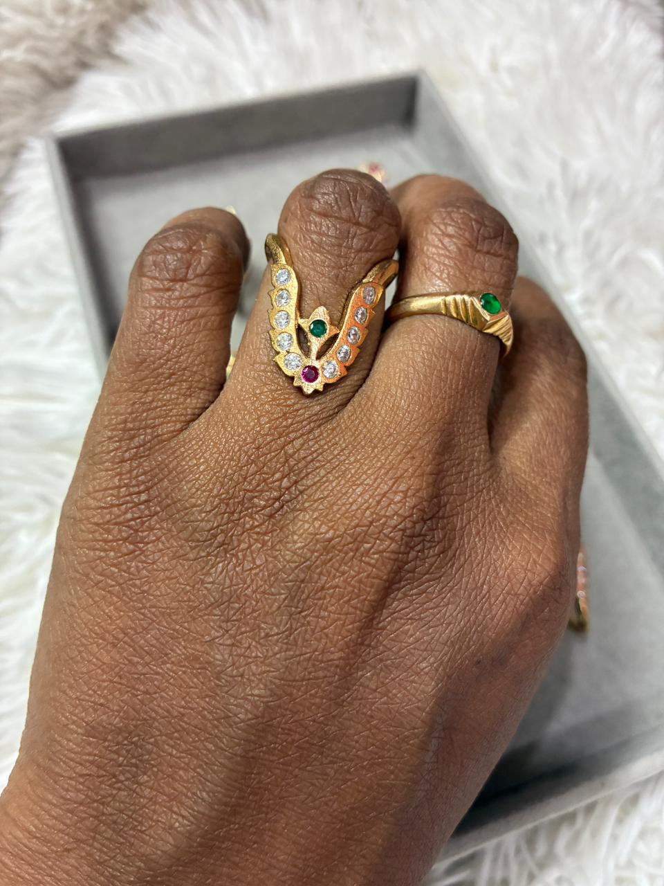 Panchaloha Vanki Ring-Adjustable
