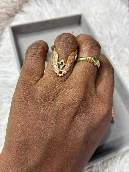 Panchaloha Vanki Ring-Adjustable