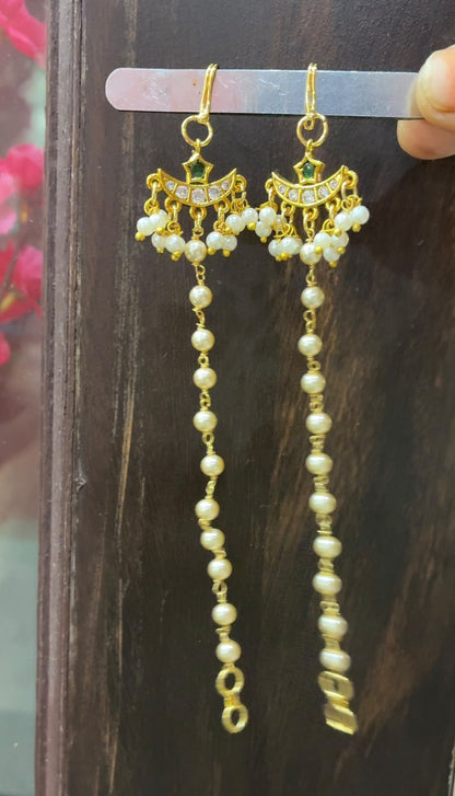 Handmade Matilu with Floral Style & Swarovski pearls