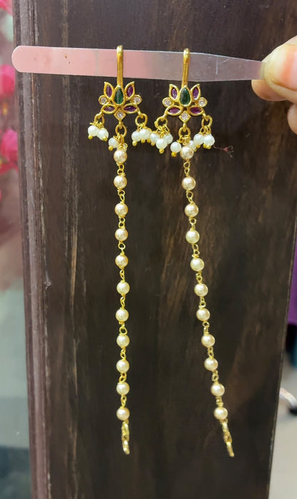 Handmade Matilu with Lotus Style & Swarovski pearls