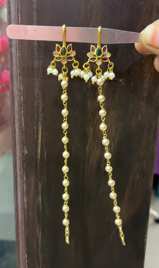 Handmade Matilu with Lotus Style & Swarovski pearls