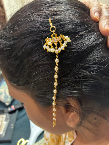 Handmade Matilu with Floral Style & Swarovski pearls