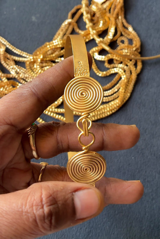 Traditional Telangana Theega - Micro Gold Plated | PRE ORDERS Only